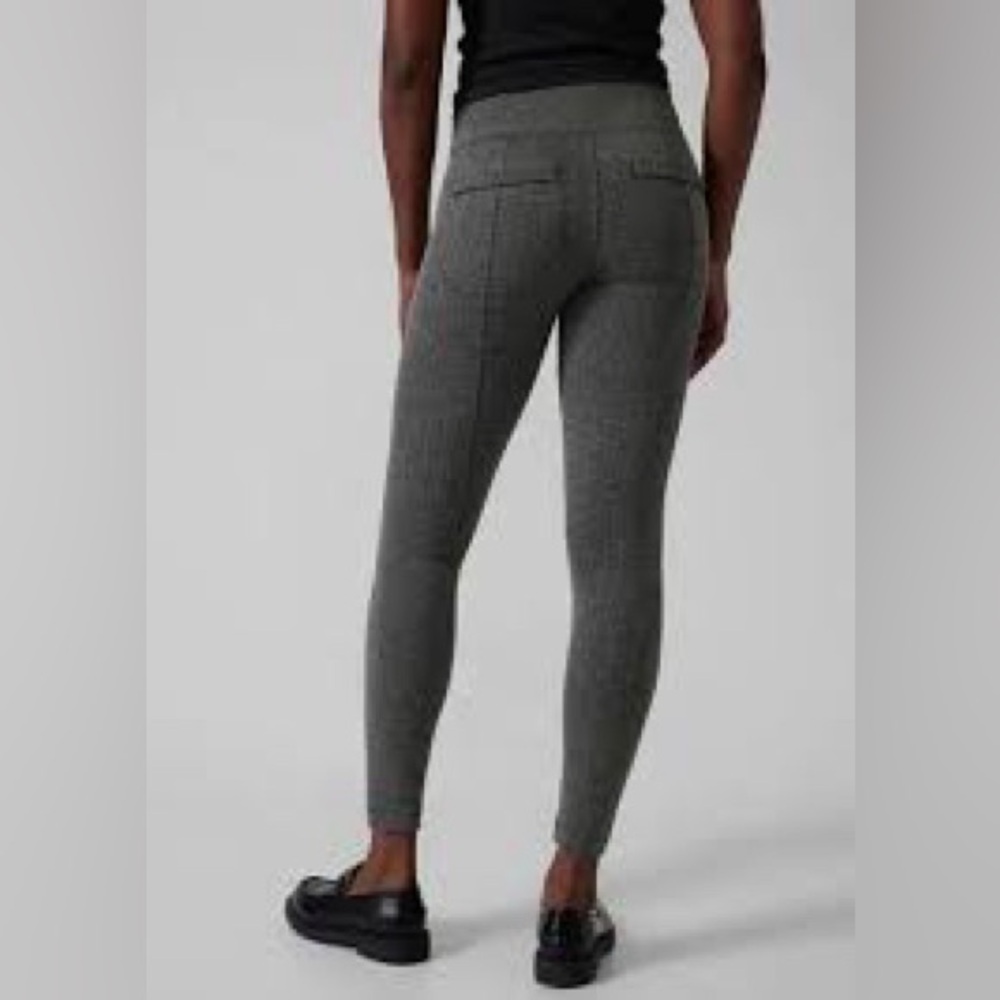 MEDIUM TALL Athleta Delancey Herringbone tights navy black white womens 2 pairs - Picture 6 of 10